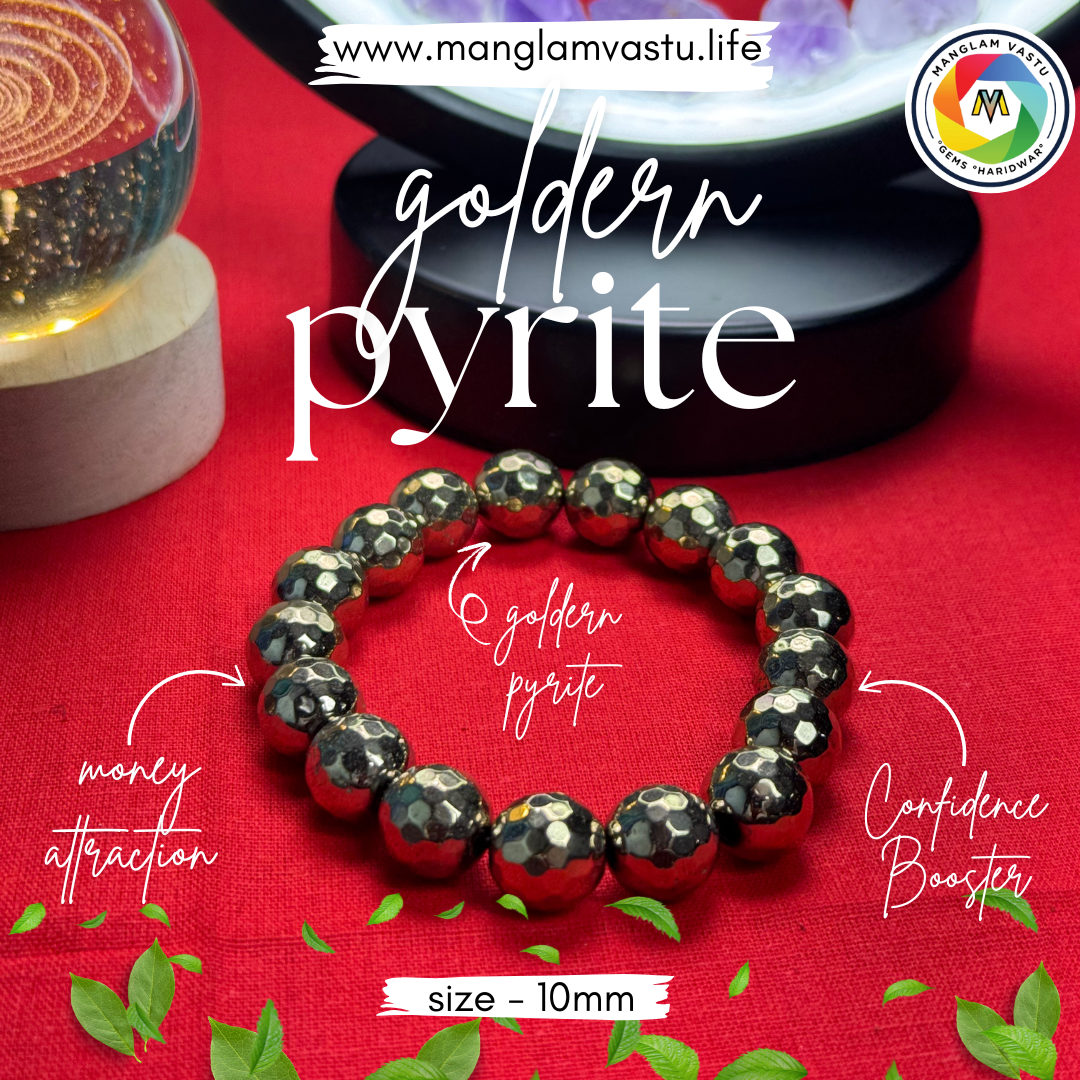 Golden Pyrite Prosperity Bracelet