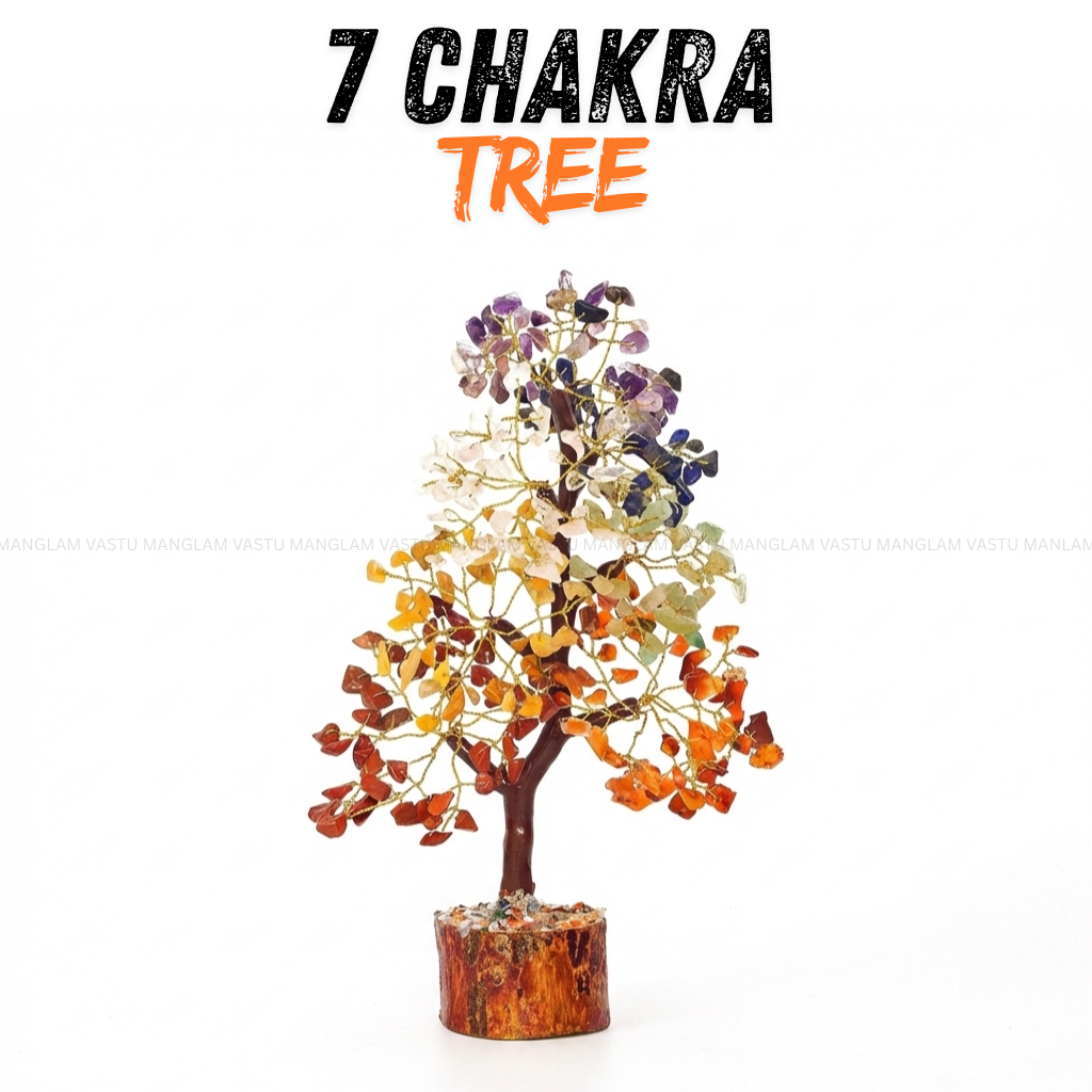Natural 7 Chakra Tree