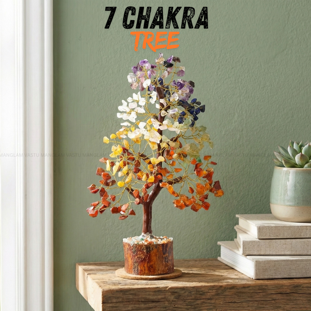 Natural 7 Chakra Tree