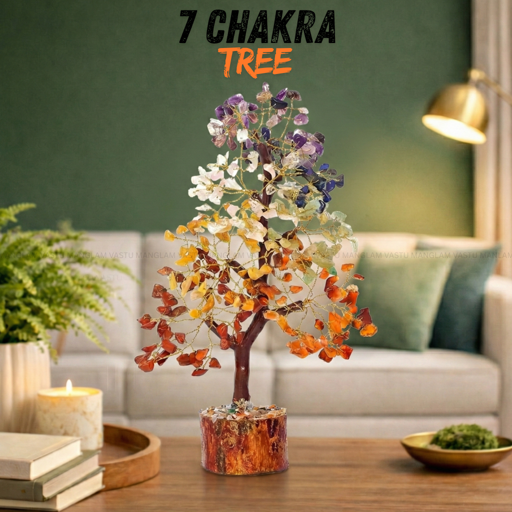 Natural 7 Chakra Tree
