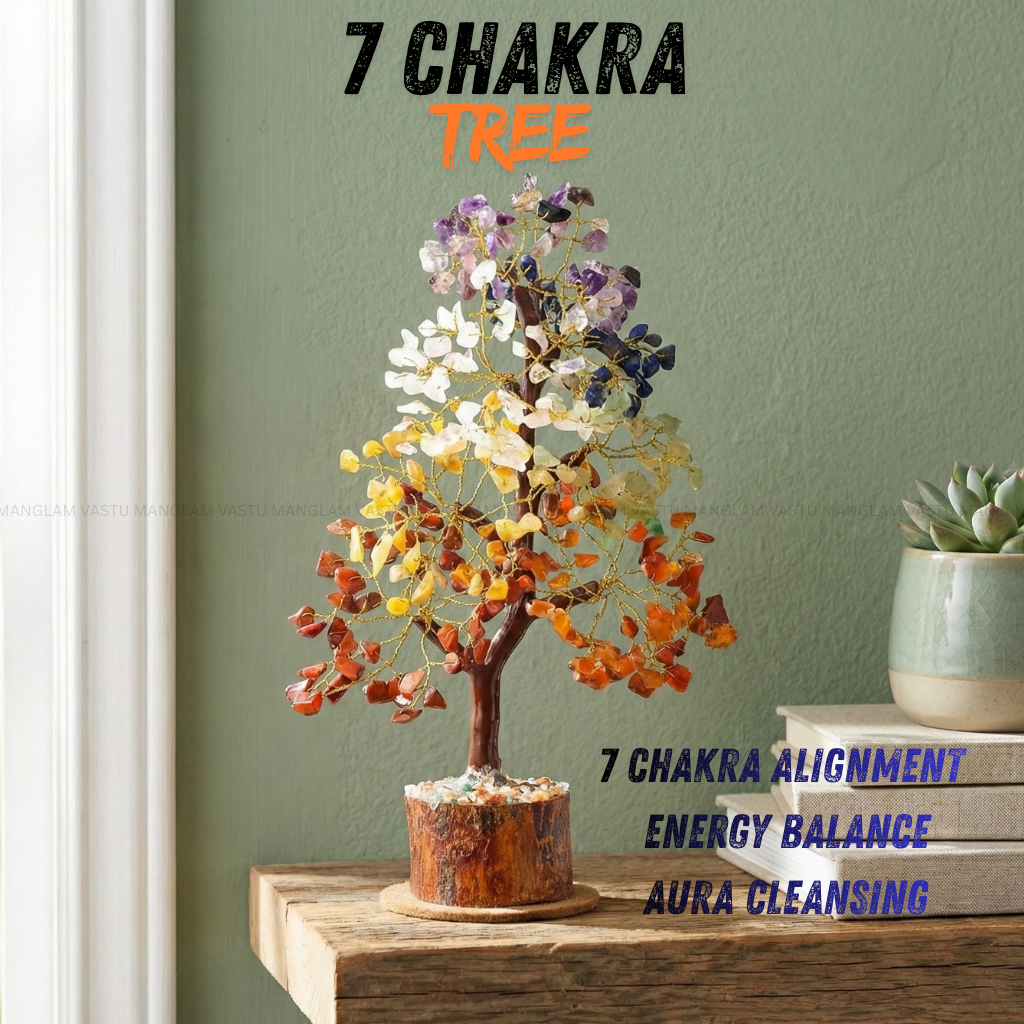 Natural 7 Chakra Tree