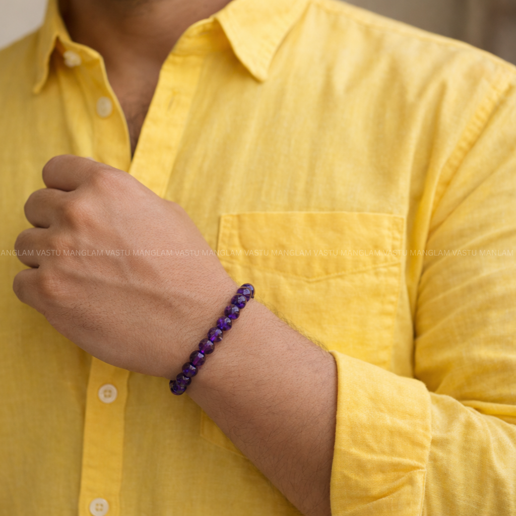 Natural Amethyst Bracelet