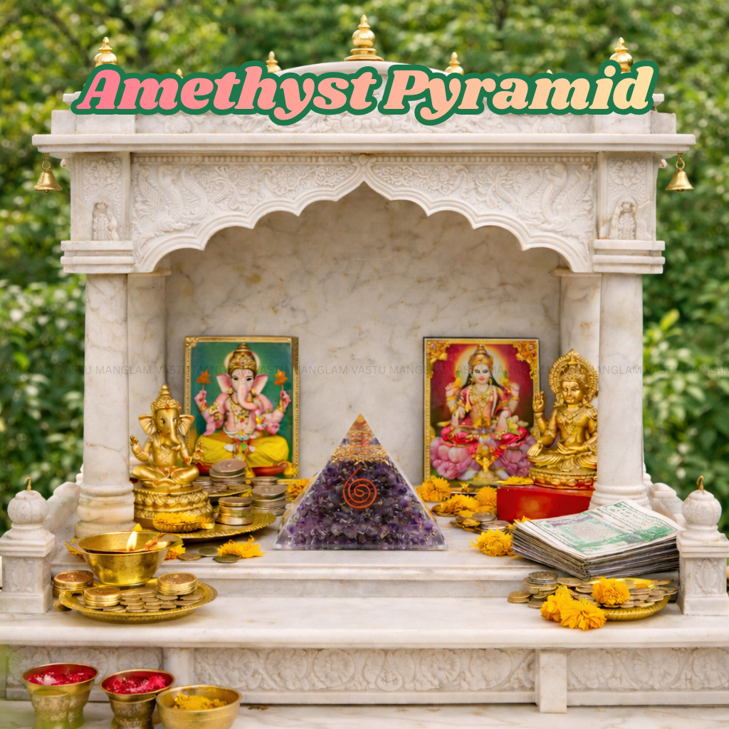 Natural Amethyst Pyramid