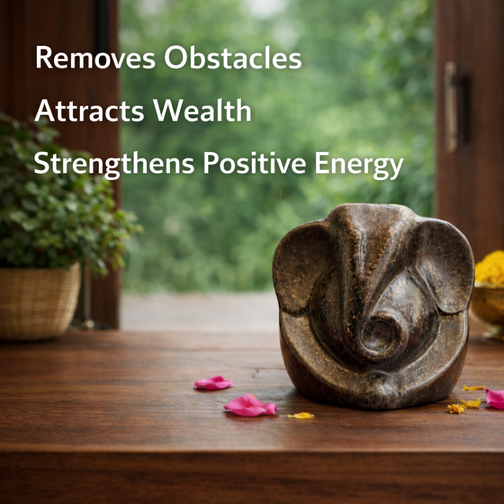 Natural Pyrite Ganesh Idol