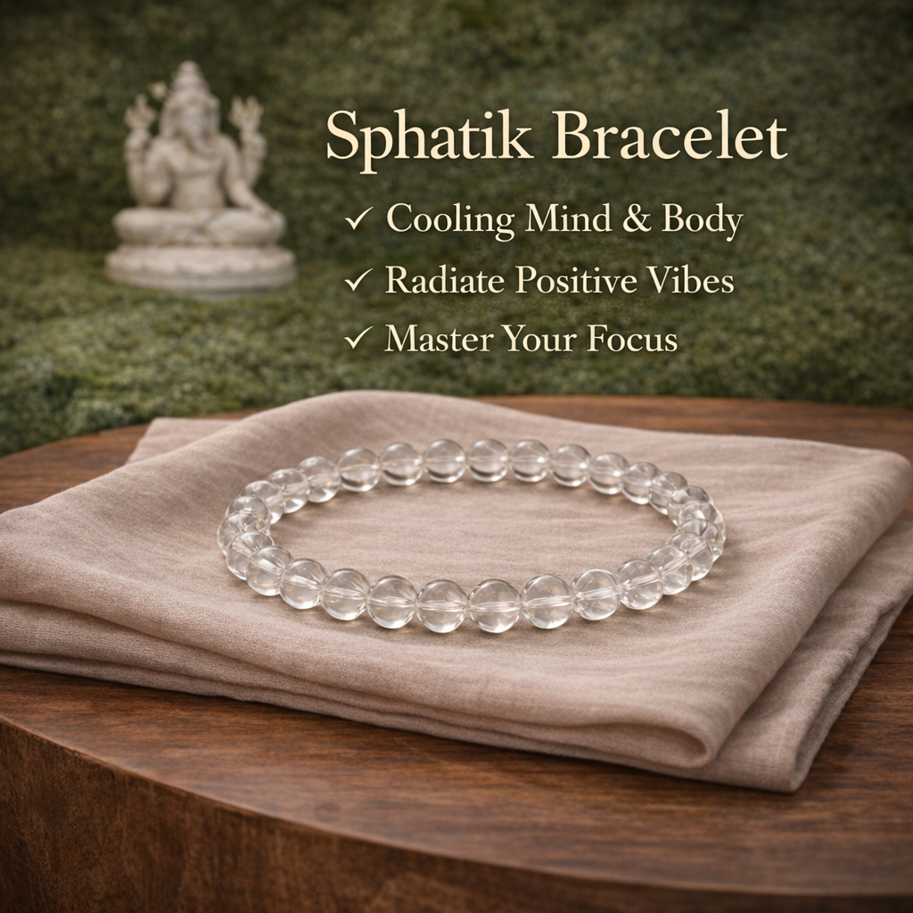 Natural Sphatik Bracelet