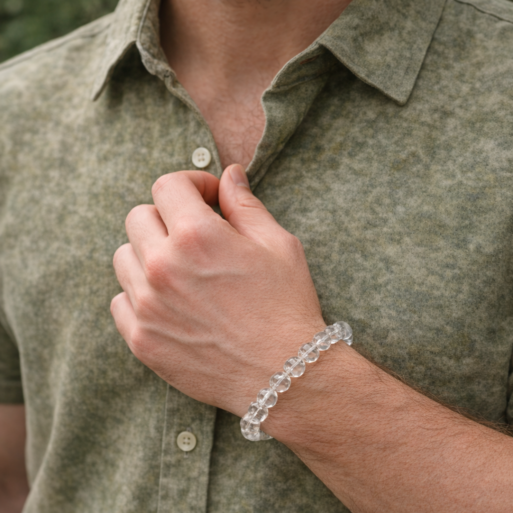 Natural Sphatik Bracelet