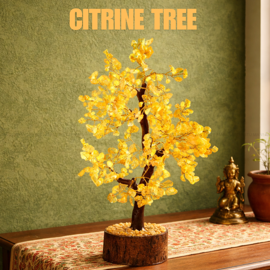 Natural Citrine Tree