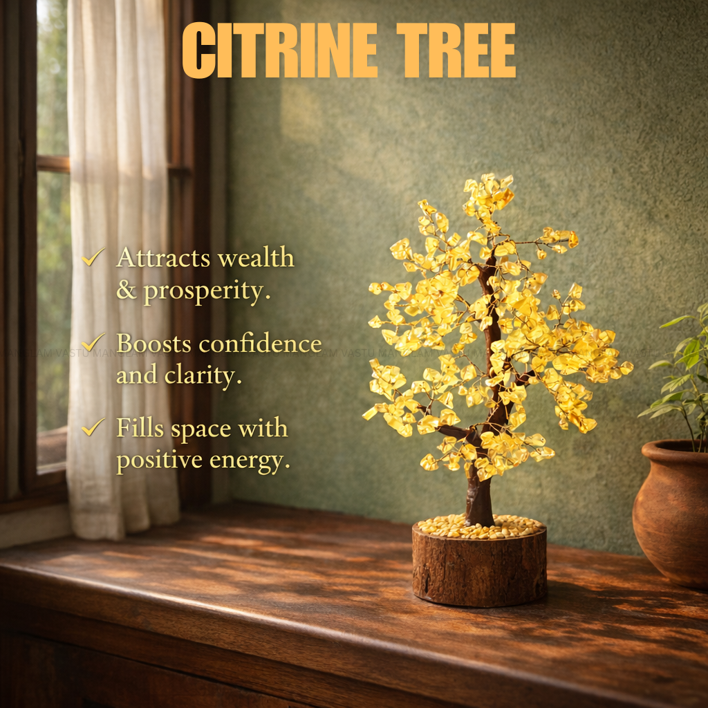 Natural Citrine Tree