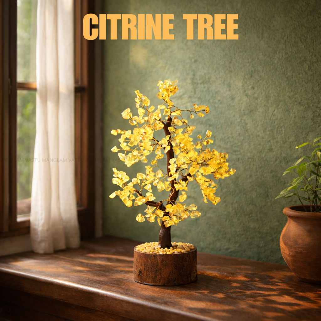 Natural Citrine Tree