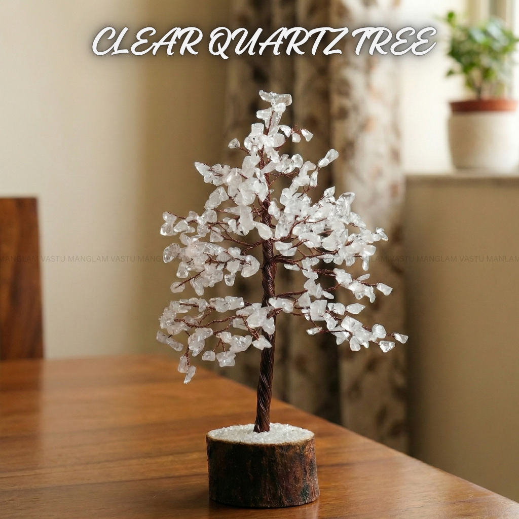 Natural Clear Quartz Tree