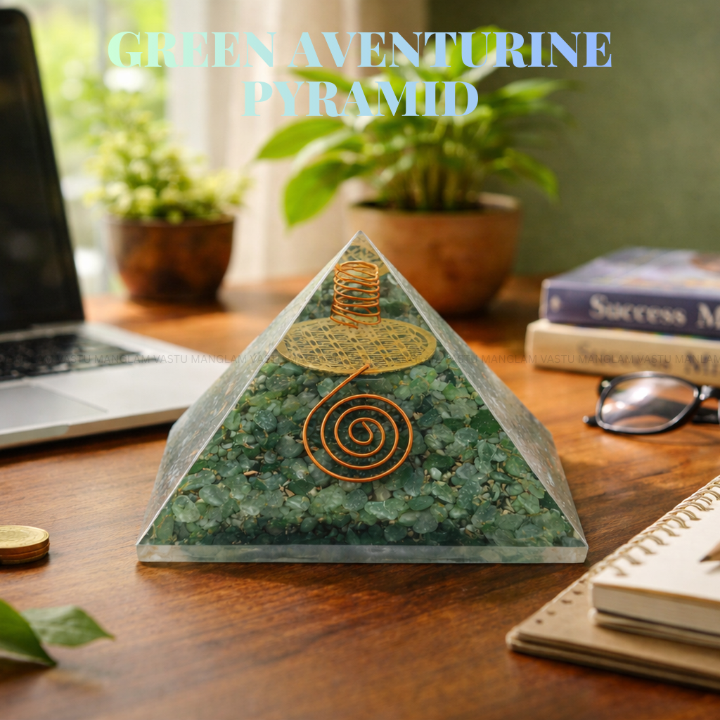 Natural Green Aventurine Pyramid