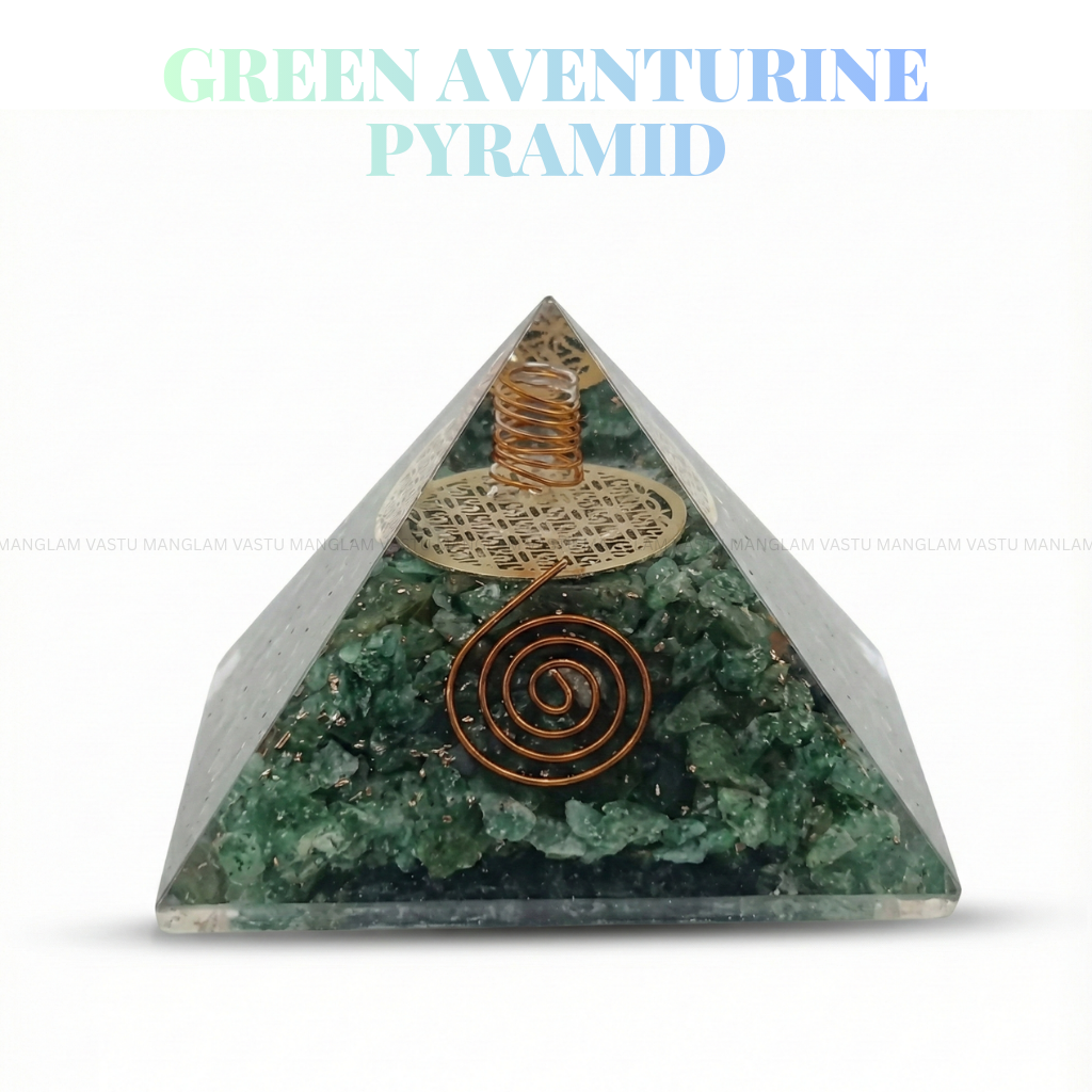 Natural Green Aventurine Pyramid