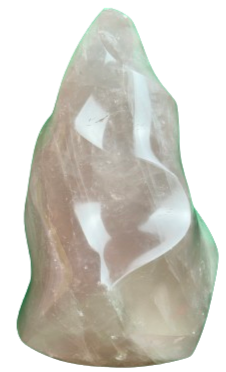 Rose Quartz Flame Stone