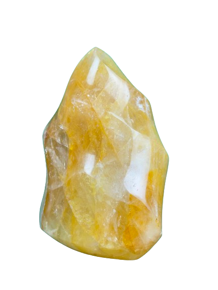 Golden Quartz Flame Stone