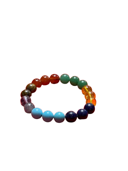 7 chakras 10mm bracelet