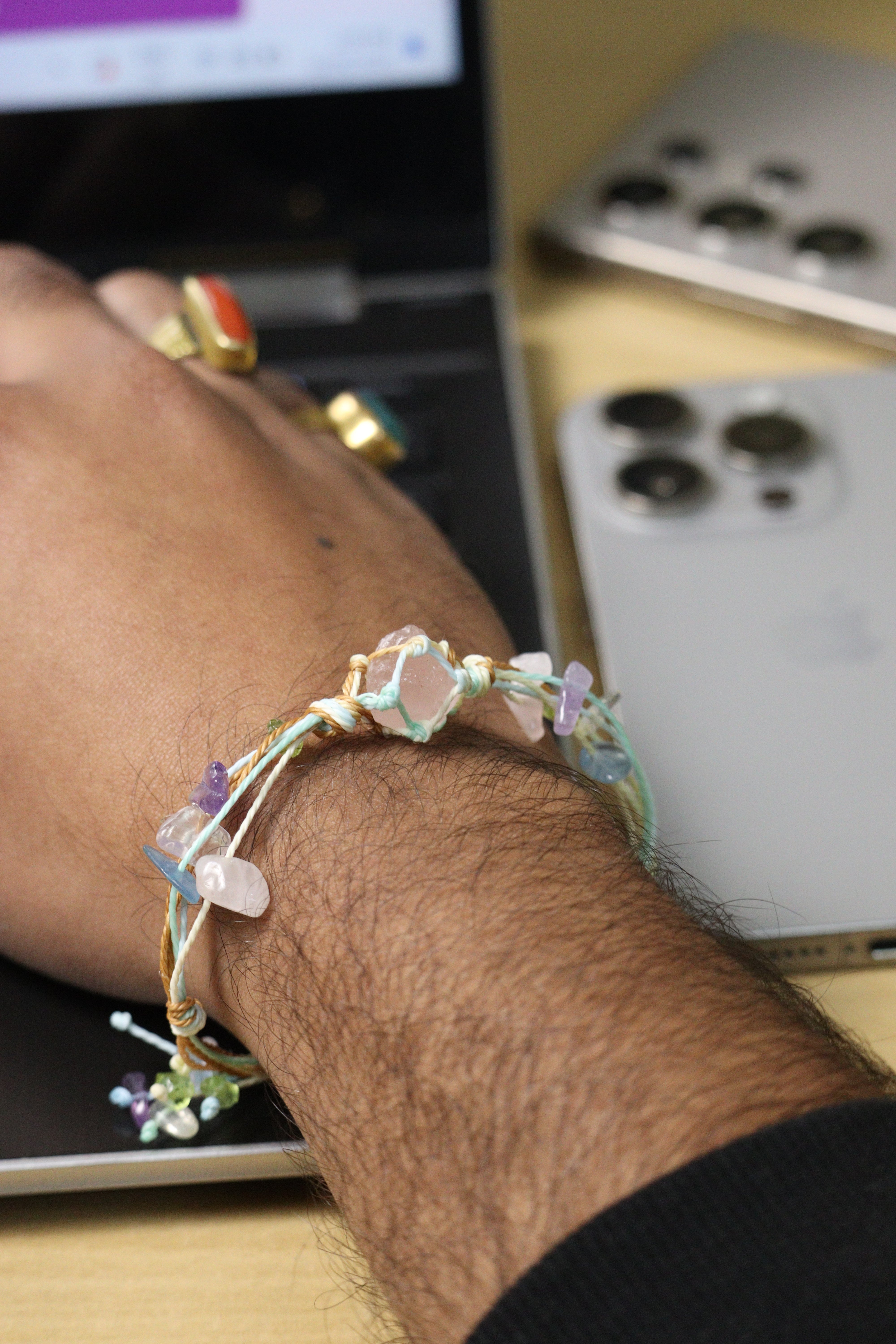 Multicolor Quartz Radiance Bracelet