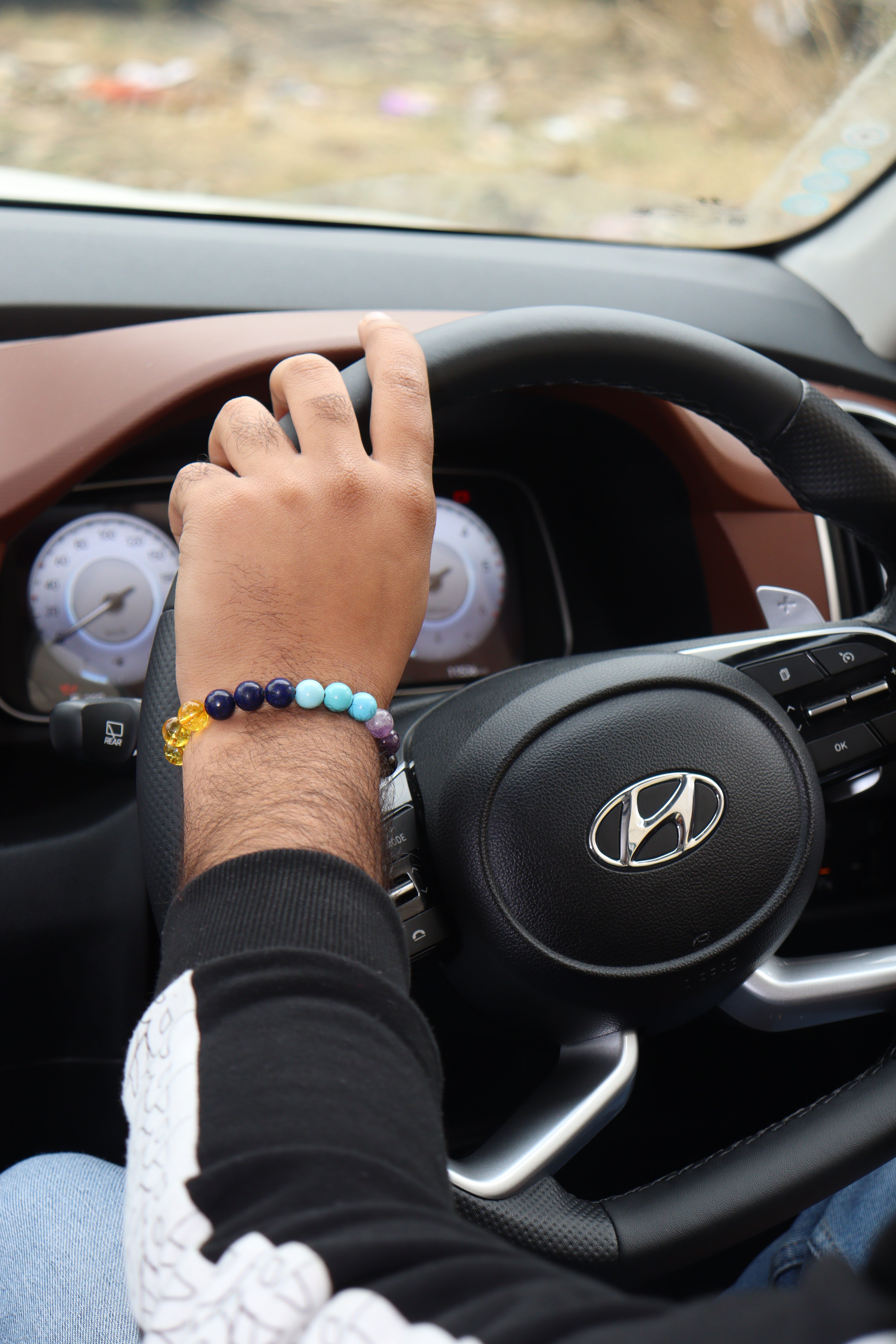 7 chakras 10mm bracelet