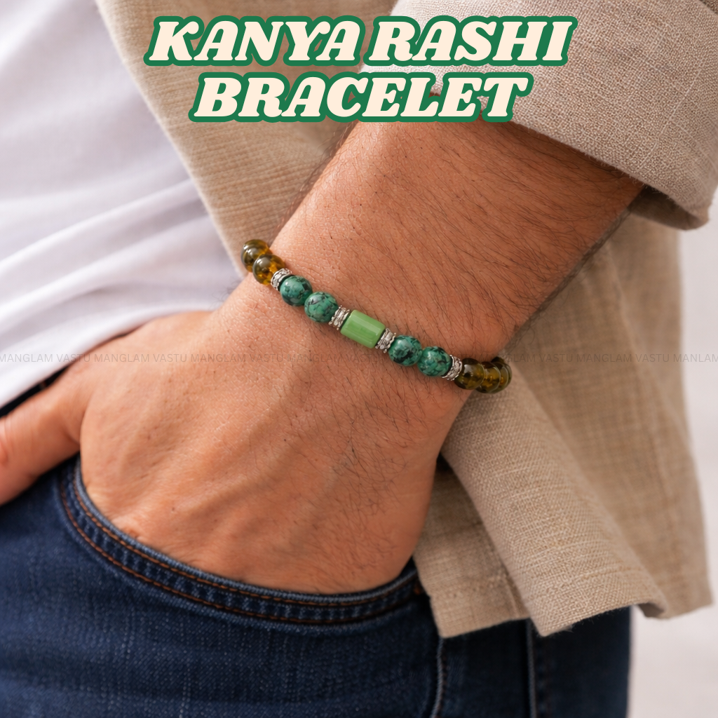 Natural Kanya Rashi Bracelet