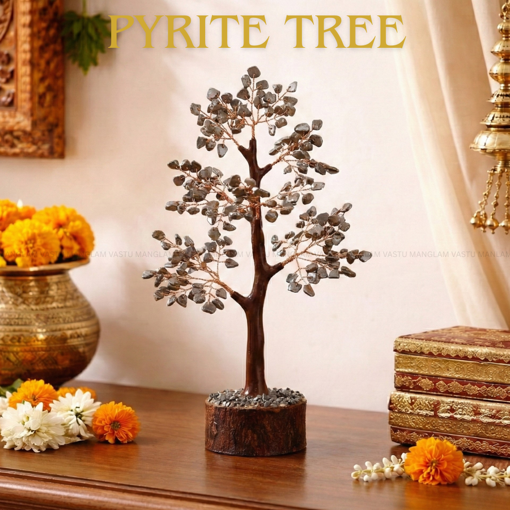 Natural Pyrite Tree