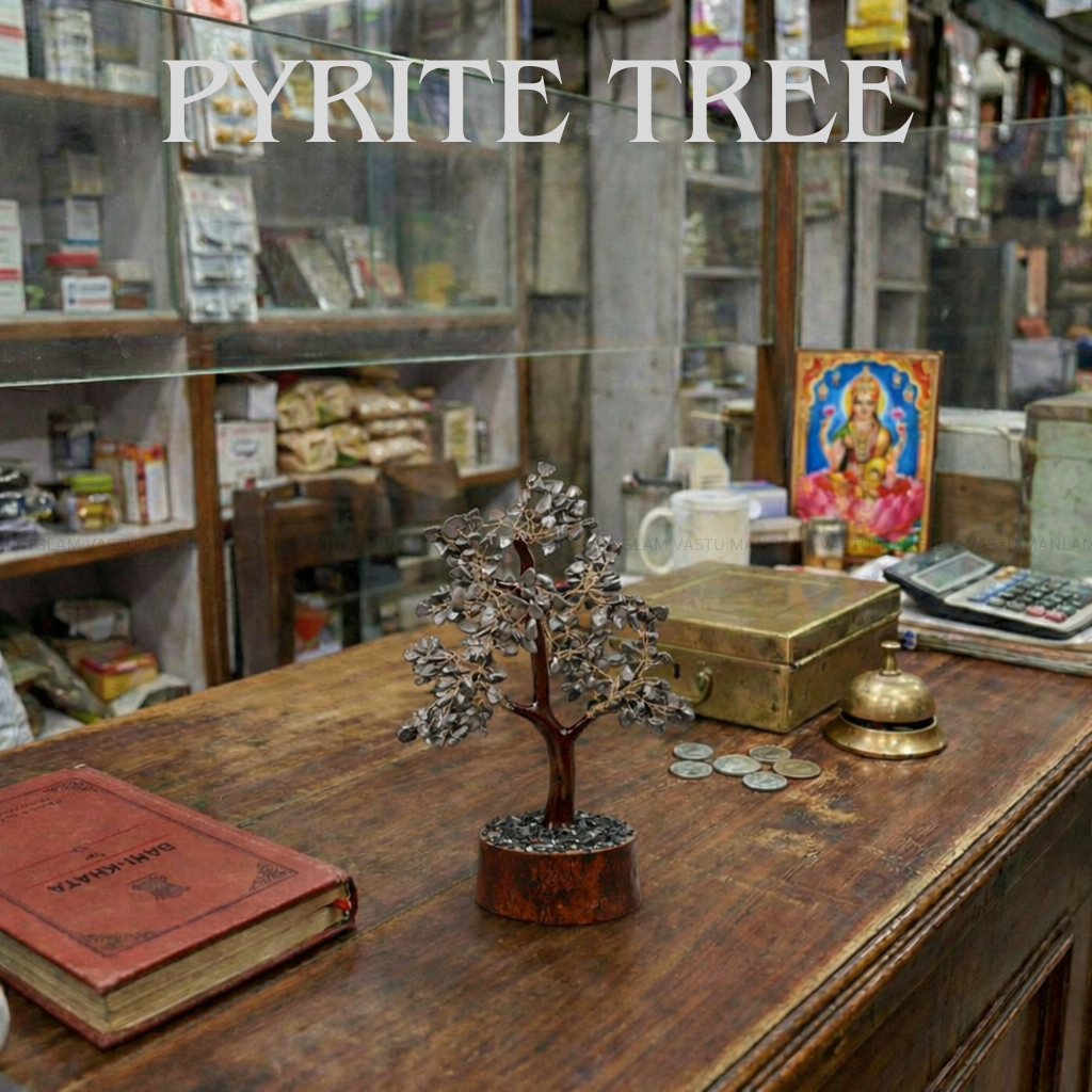 Natural Pyrite Tree