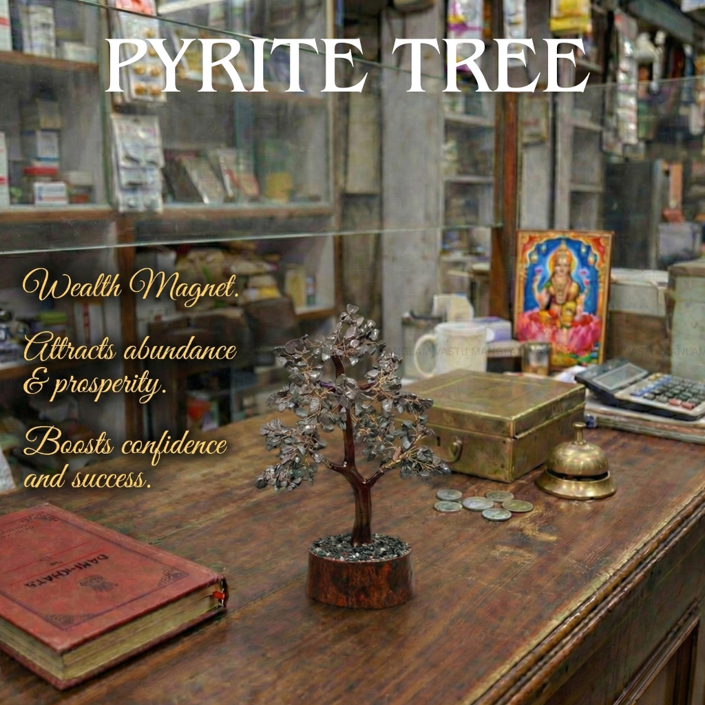 Natural Pyrite Tree