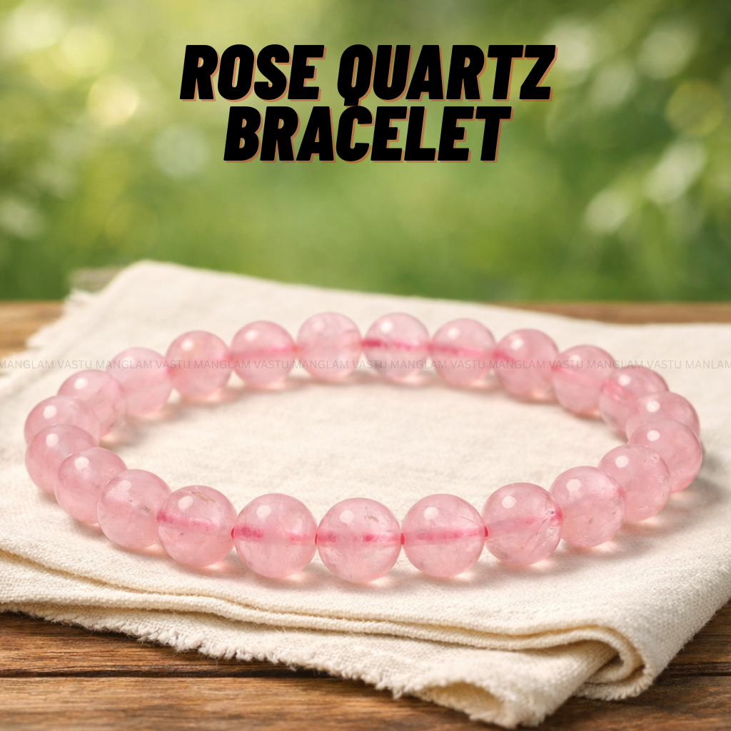 Natural Rose Quartz Bracelet