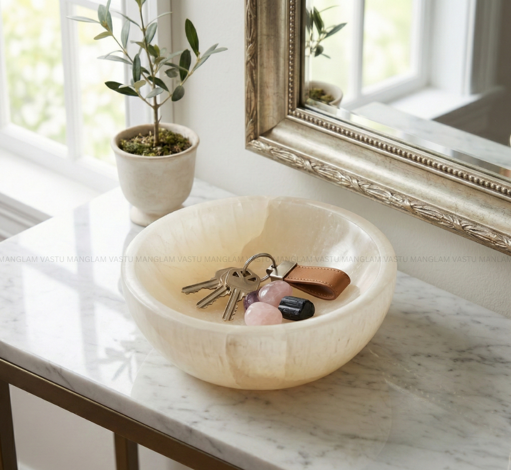 Natural Selenite Recharging Bowl
