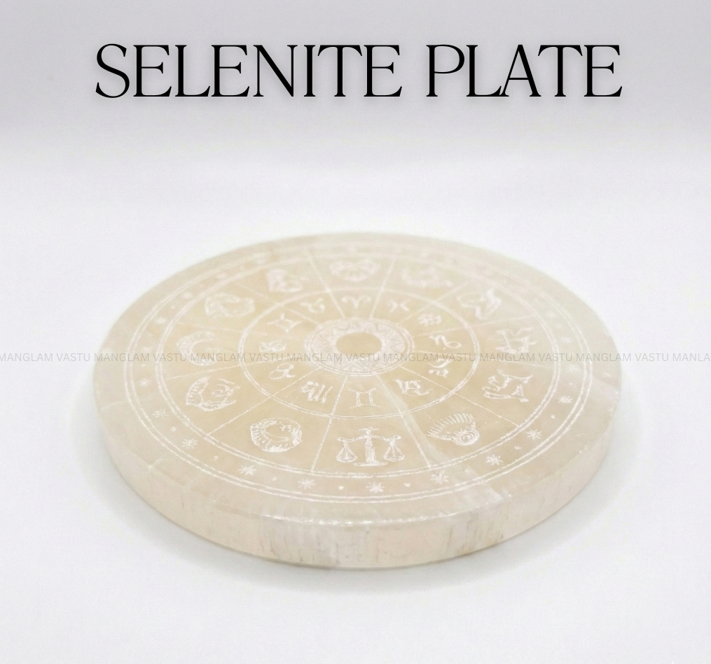 Natural Selenite Recharging Plate