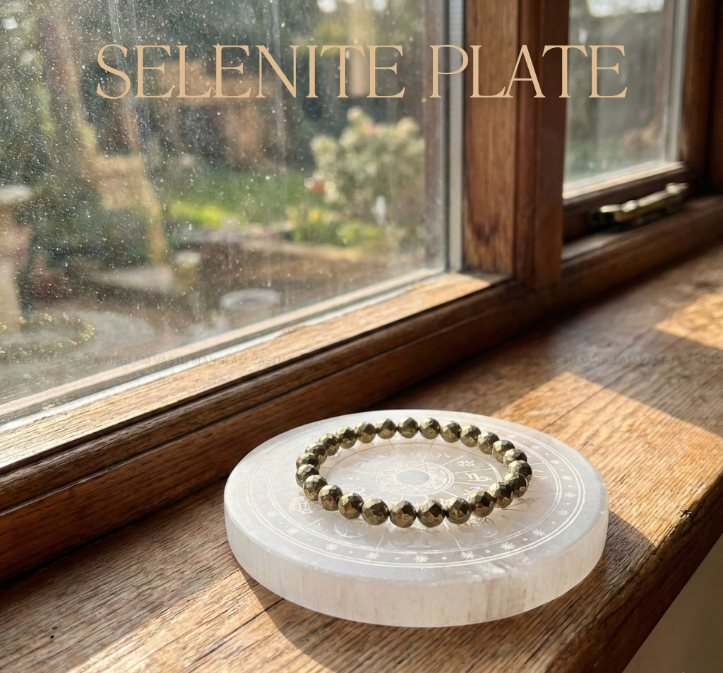 Natural Selenite Recharging Plate