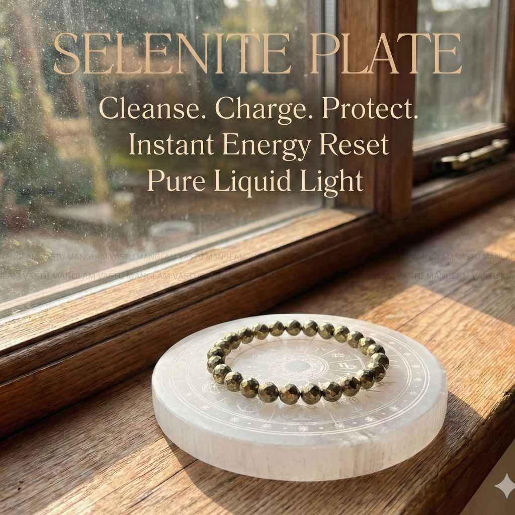 Natural Selenite Recharging Plate