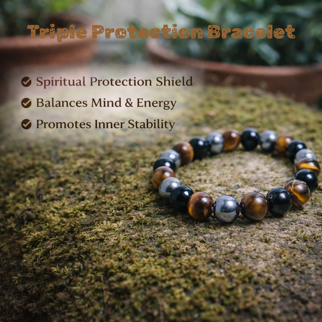 Natural Triple Protection Bracelet