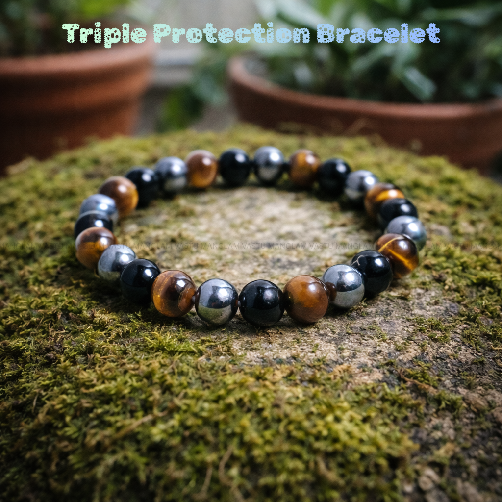 Natural Triple Protection Bracelet